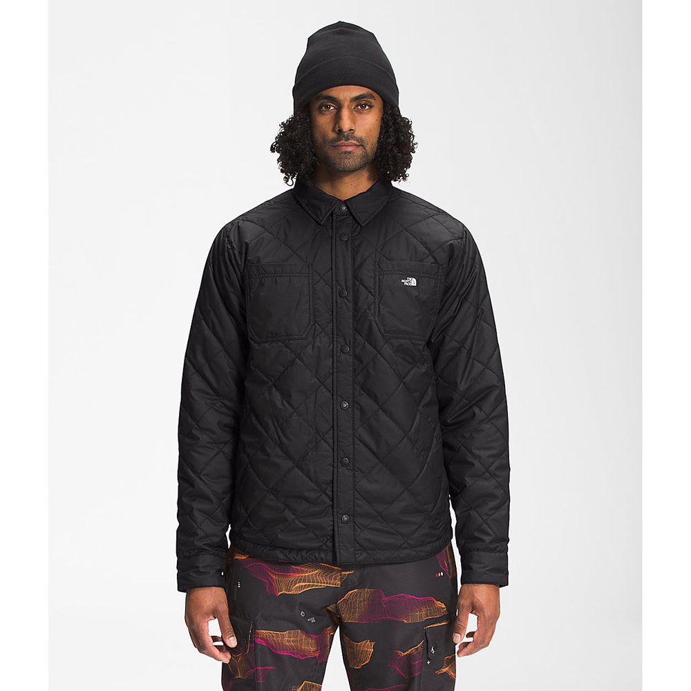 The North Face Fort Point Insulated Flannel Ανδρικα Σακάκι - Μαυρα / Ροζ (BKWS96415)